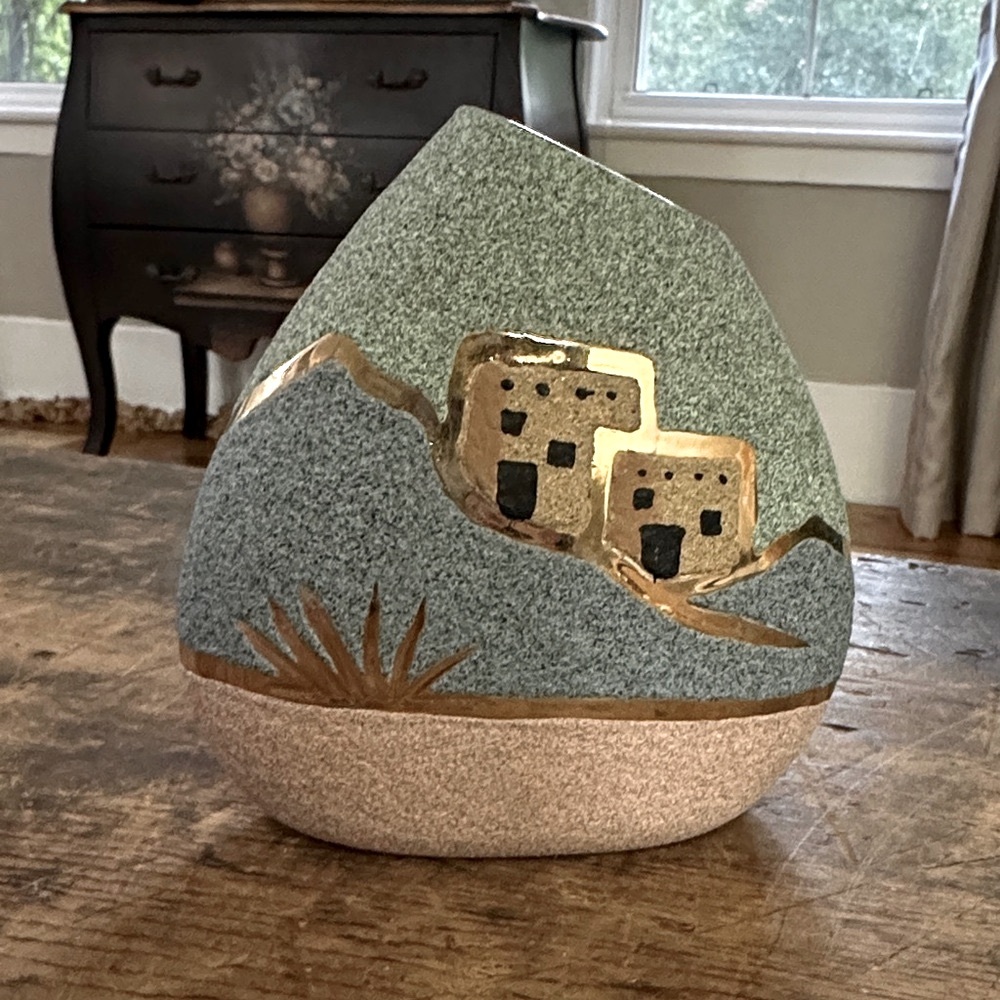 Handcrafted southwestern Ceramic vase